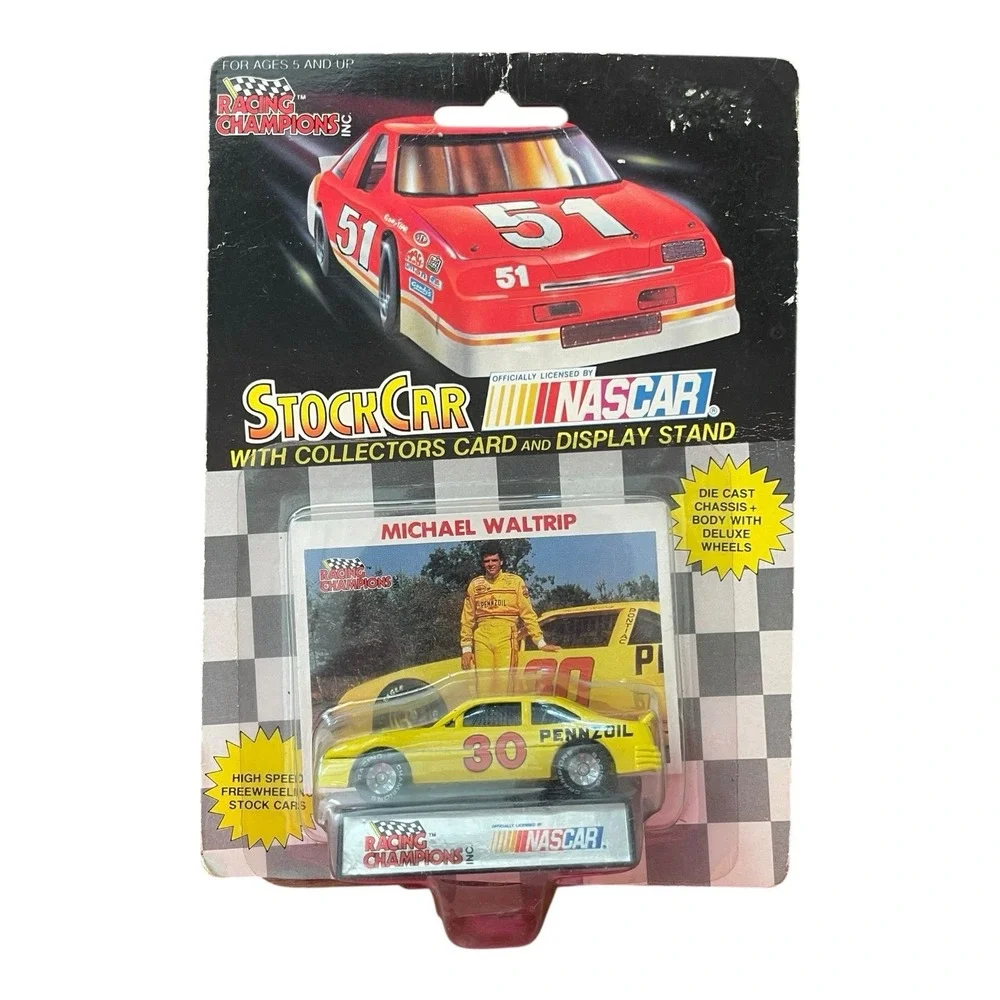 Michael Waltrip #30 Pennzoil Racing Champions 1990 1:64 Scale Die Cast